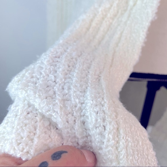 BB Dakota Ivory Chenille Open Front Cardigan NWOT Size M - Picture 5 of 9